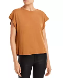 Camiseta sin mangas Frame Le Mid cuello redondo músculo camel talla S 1037 - Imagen 1 de 2