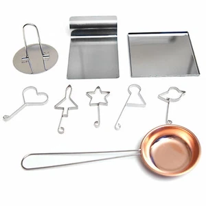 Korean Sugar Candy Dalgona Bpopgi Cooking Set Stainless Steel Cook Kitchen Tool  - Picture 1 of 2