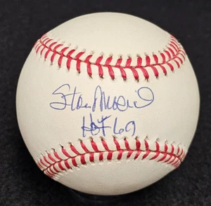 STAN MUSIAL Signed HALL OF FAME 1969 Official Baseball-ST. LOUIS CARDINALS-PSA - Picture 1 of 8