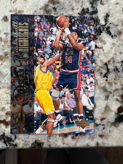 1994-95 UPPER DECK 1994 USA BASKETBALL CARD ALONZO MOURNING #179 - Image 1 of 1