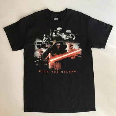 Camiseta STAR WARS RULE THE GALAXY Talla M Negra por Jerry Leigh Lucasfilm LTD NUEVA CON ETIQUETAS Foto 1 de 4