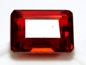 EMERALD CUT  NATURAL 14.25 Cts  RED RUBY LOOSE GEMSTONE RM1647