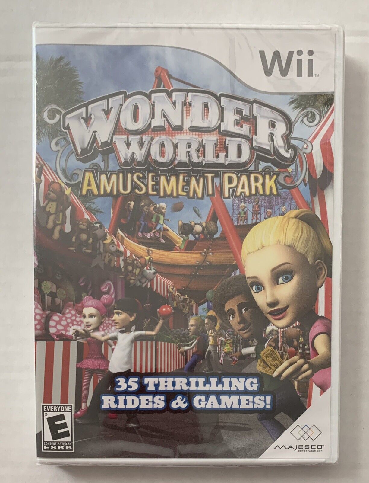 Wii  Game Wonder World Amusement Park (Nintendo Wii, 2008) NEW