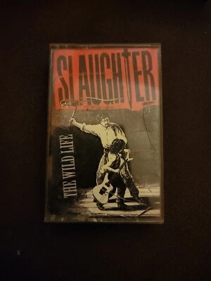 Slaughter The Wild Life CASSETTE Tape 1992 Chrysalis F4-21911 Reach For The Sky - Image 1 of 4
