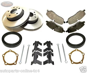 JUEGO DE PASTILLAS Y DISCO DE FRENO DELANTERO LAND ROVER DISCOVERY 1 300TDI INCLUYE KIT DE MONTAJE - Imagen 1 de 1
