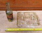 Antique Inkwell Glass + Bottle Ink, Antique Calligraphy, Art Popular