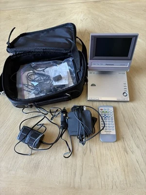 Reproductor de DVD/CD Portátil Panasonic Modelo DVD-LV55 Video Enciende Funciona Pantalla Negra Foto 1 de 4