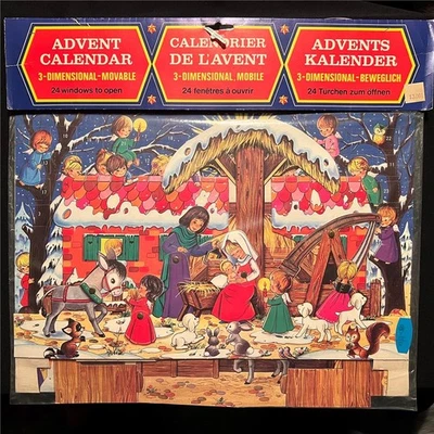 Calendario de Adviento Gemo Navidad 3D de Colección Sellado Hecho en Dinamarca Mecánico Foto 1 de 4