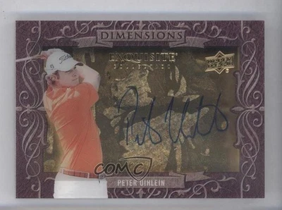 2014 Upper Deck Exquisite Collection Dimensions Peter Uihlein Rookie Auto RC - Image 1 of 2