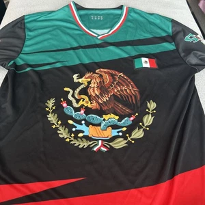 Mexiko 2XL XXL Fußball Trikot Poly Herren Flagge - Bild 1 von 8
