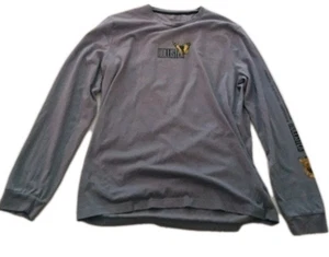 Hollister California Butterfly Gray Long Sleeve Sweat Mens L Shirt - Picture 1 of 7