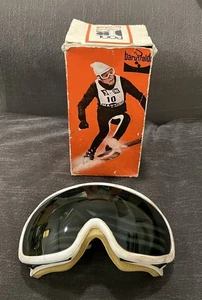 Baruffaldi Ski Goggles Olimpic World Champions Anti Fog Vintage 70/80s Stripes - Picture 1 of 13