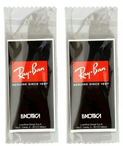 2 Pack Ray Ban Sunglass Eyeglasses Microfiber Lens Screen Cleaning Cloth Gray - Picture 1 of 4