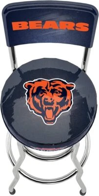 ARCADE1UP NFL Blitz High Back Stool Adjustable Height, Swiveling Seat, Your Team - Image 1 of 4