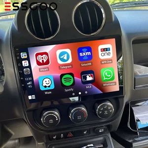 10.1" Android 14 Carplay Car Stereo Radio GPS For Jeep Patriot Compass 2010-2016 - Picture 1 of 13