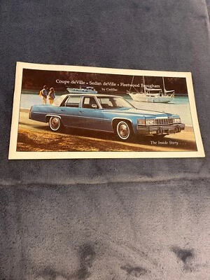1977-Купе Deville/Sedan/Fleetwood от Cadillac автомобиля продажи брошюра!!!!!!! - Изображение 1 из 4