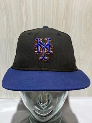 VTG NEW YORK METS Hat Cap NEW ERA 59FIFTY Fitted 7 1/4 100% Wool Made in USA - Image 1 of 4