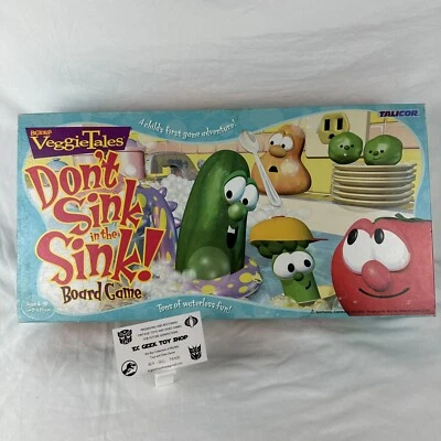 VeggieTales Don't Sink in the Sink Game Talicor Complete Working Vintage 1999 - Image 1 of 4