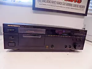 Marantz SD-50 Stereo Cassette Deck Black Quality Genuine Tested - Picture 1 of 9