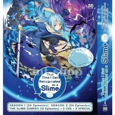 DVD That Time I Got Reincarnated As A Slime Season 1+2+Diaries+ 5OVA + 3 Special - Image 1 of 4