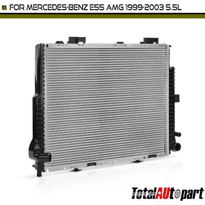 全新散热器 带变速箱油冷却器 适用于梅赛德斯-奔驰 E55 AMG 1999 2000 - 2003 — 第 1/4 张图片