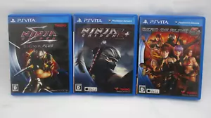 PSVITA NINJA GAIDEN SIGMA PLUS 1,2 & Dead or Alive 5+ 3Games Japan PS VITA DOA - Picture 1 of 11