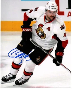 CHRIS PHILLIPS OTTAWA SENATORS 8X10 AUTOGRAPHED SIGNED PHOTO COA - Picture 1 of 1