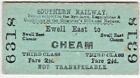 Southern Railway Ticket Ewell East to Cheam