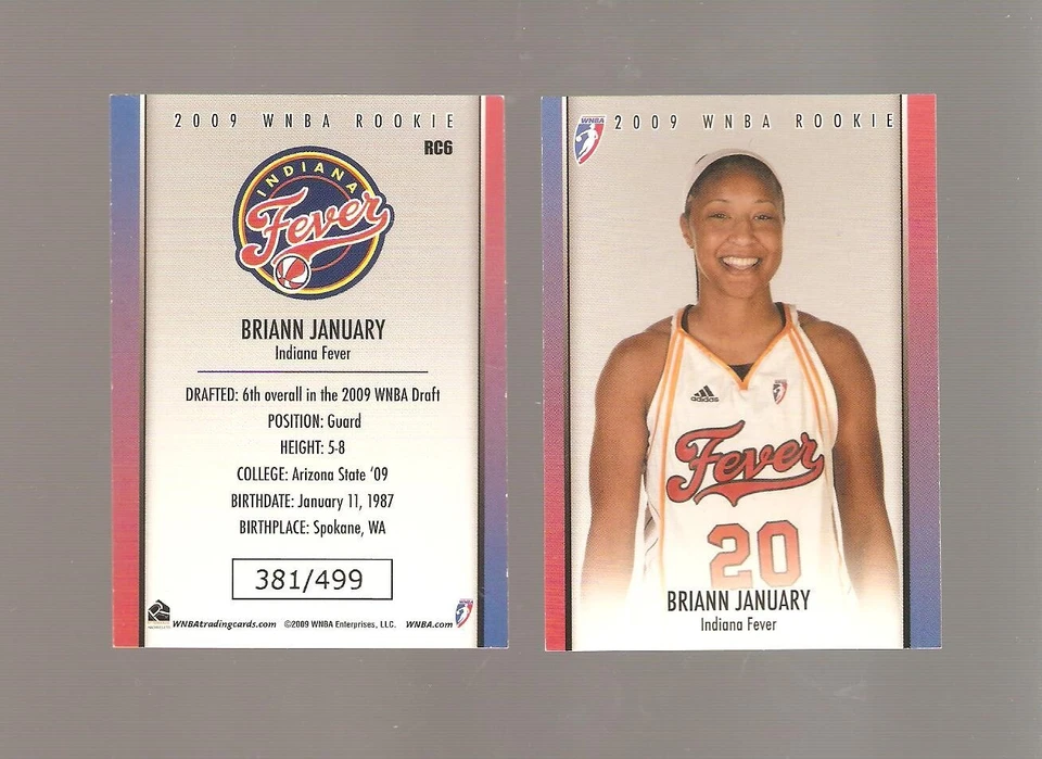 briann january 2009 wnba rookie,arizona st.lewis & clark,hs,spokane washington - Image 1 of 1