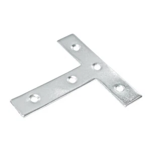 Soporte de soporte de camiseta de metal de 100 mm soporte fuerte reparación de esquina CEN001 - Imagen 1 de 2