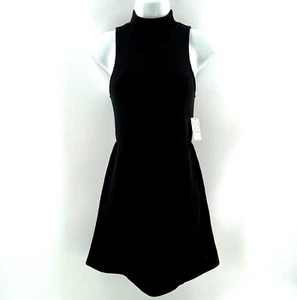Free People Mary Jane Women's Dress Fit & Flare Black Sz XS Mini Casual NWT - Picture 1 of 13