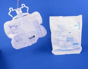 5x Servocura Urinbeutel 2000ml, 120cm Schlauch STERIL Komfort Bettbeutel 25112 - Bild 1 von 8
