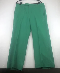 Sportsmark Sansabelt Hose Slacks 36x28 grün Polyester Schlagbein 70er Golf Disco - Bild 1 von 8