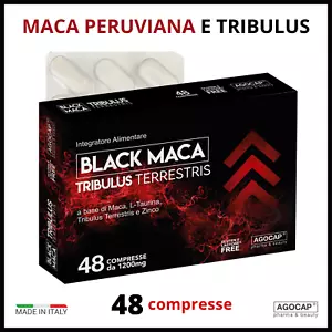 MACA PERUVIANA nera e Tribulus terrestris Integratore + taurina e zinco ENERGIA - Foto 1 di 7
