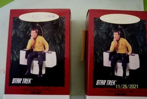 Hallmark Ornaments 1995 Captain Kirk w/box-Minty (2 Available) - Picture 1 of 4