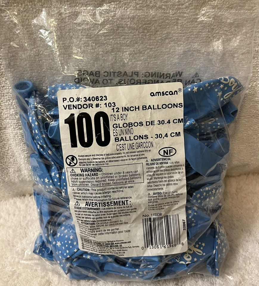 Amscan 12" Pink It Is A Girl Heart Gender Reveal Latex Party Balloons