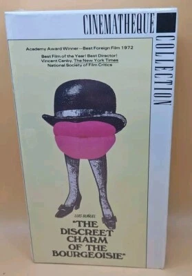 Sealed The Discreet Charm Of The Bourgeoisie Vhs Luis Bunuel Cinematheque - Image 1 of 4