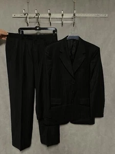 Bespoke Suit Men 42L Biella Italy Fabric Super 150 Pants 36X33 Luxury New Image - Picture 1 of 22