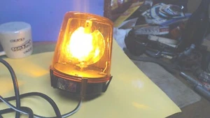 TORK  ALERT-- TA52AN5 --Amber Rotating Beacon  120 VAC-used-Working - Picture 1 of 10