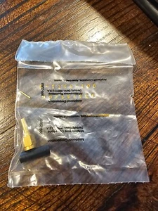 Two RF Connectors / Coaxial STRT PLG 316/174 GLD901-9511-3 AMPHENOL (24 avai) - Picture 1 of 4
