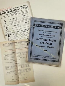 Katalog Olmütz Olomouc 1937 F. Mayerhofer Fabrik Metallwaren - Bild 1 von 10