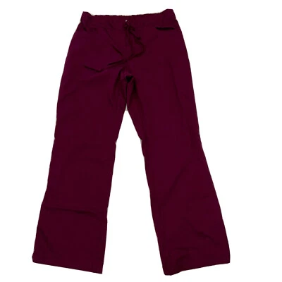Grey's Anatomy Women's 4232 Drawstring Scrub Pant Purple Currant Size Medium - Image 1 of 4