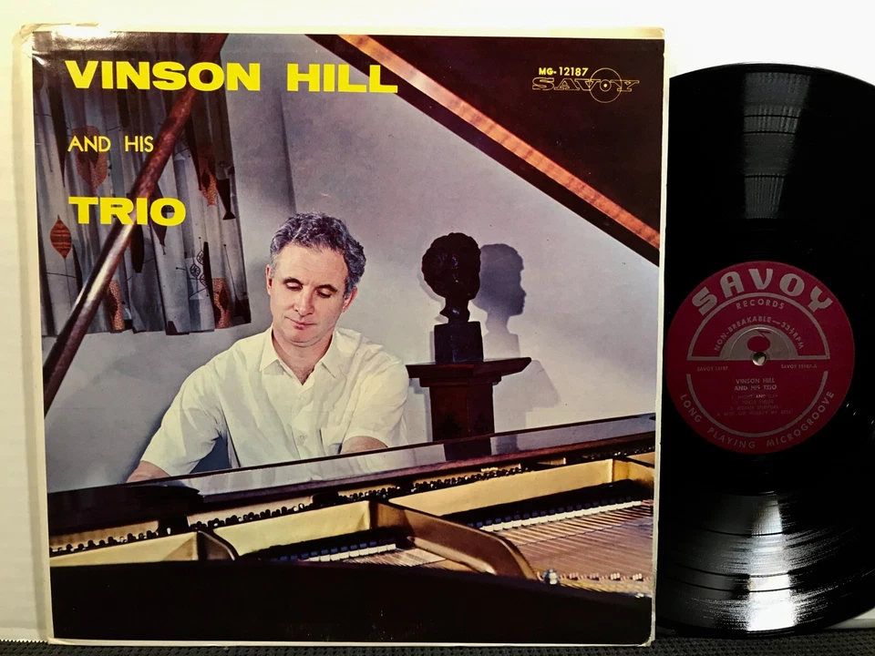 VINSON HILL And His Trio LP SAVOY MG-12187 MONO 1966 Jazz R MARKOWITZ J LEE — 第 1/2 张图片