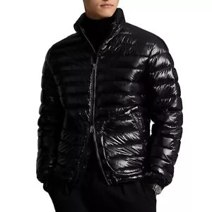 Polo Ralph Lauren Men's Insulated Performance Glossy Quilted Puffer Jacket Black - Picture 1 of 5