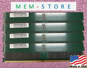 128GB 4x32GB PC5-38400E UDIMM Samsung ICs RAM Compatible w/ Precision 3680 Tower - Picture 1 of 5