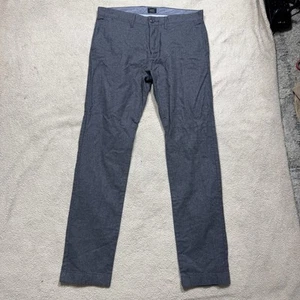 J Crew Pants Mens 32 484 Slim Gray Stretch Re-Imagined Mid Rise Cotton 32x32 NEW - Imagen 1 de 15