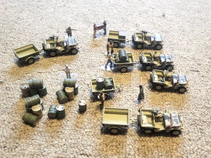Hongwell Cararama 1:43 Scale - US Army Willy's Jeep Trailer WW2 Diorama - Imagen 1 de 24