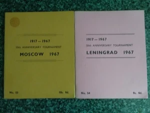 2 Chess Player tournament books - Moscow 1967 and Leningrad 1967 - Picture 1 of 3