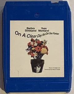 Barbra Streisand On A Clear Day You Can See Forever  8 Track Play Tested Working - Picture 1 of 6