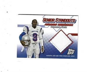 2006 Topps Draft Picks Prospects Senior Standout Jersey #SSJH Jerome Harrison - Picture 1 of 2